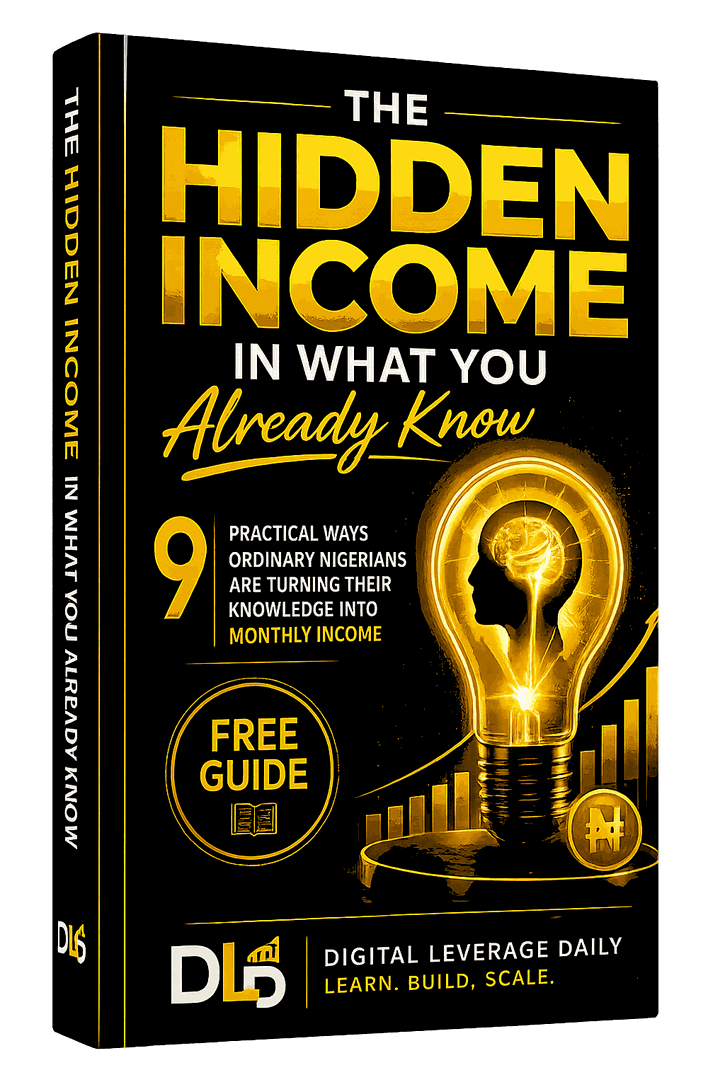 The Hidden Income in What You Already Know — free guide cover